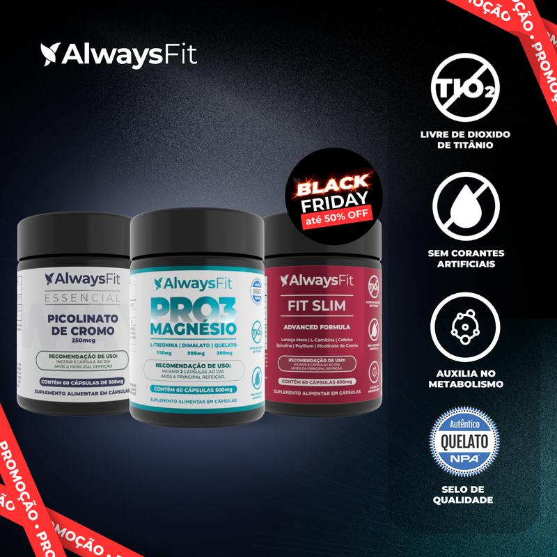 Kit Pro3Magnesio + FitS36 + Picolinato de Cromo – imagem 1